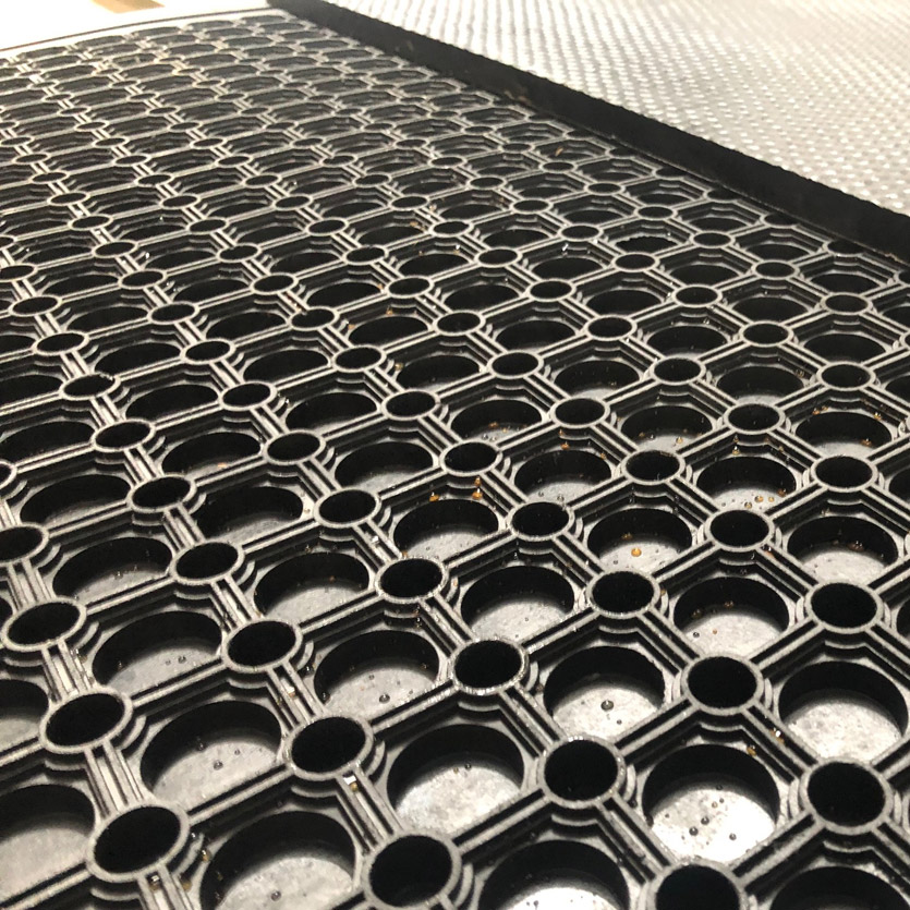 25mm hammer top mat